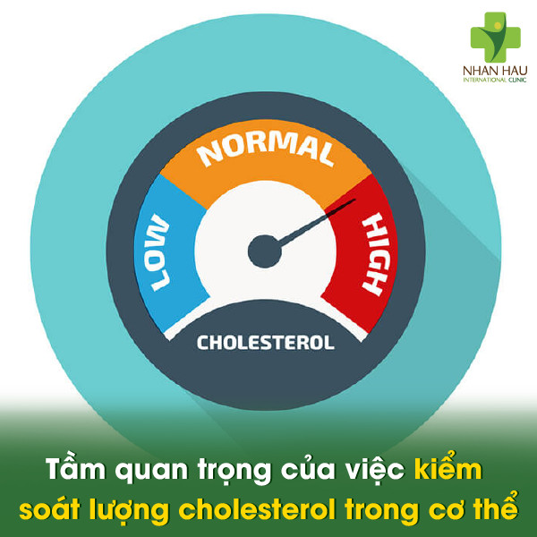 Tầm quan trọng của việc kiểm soát lượng cholesterol trong cơ thể