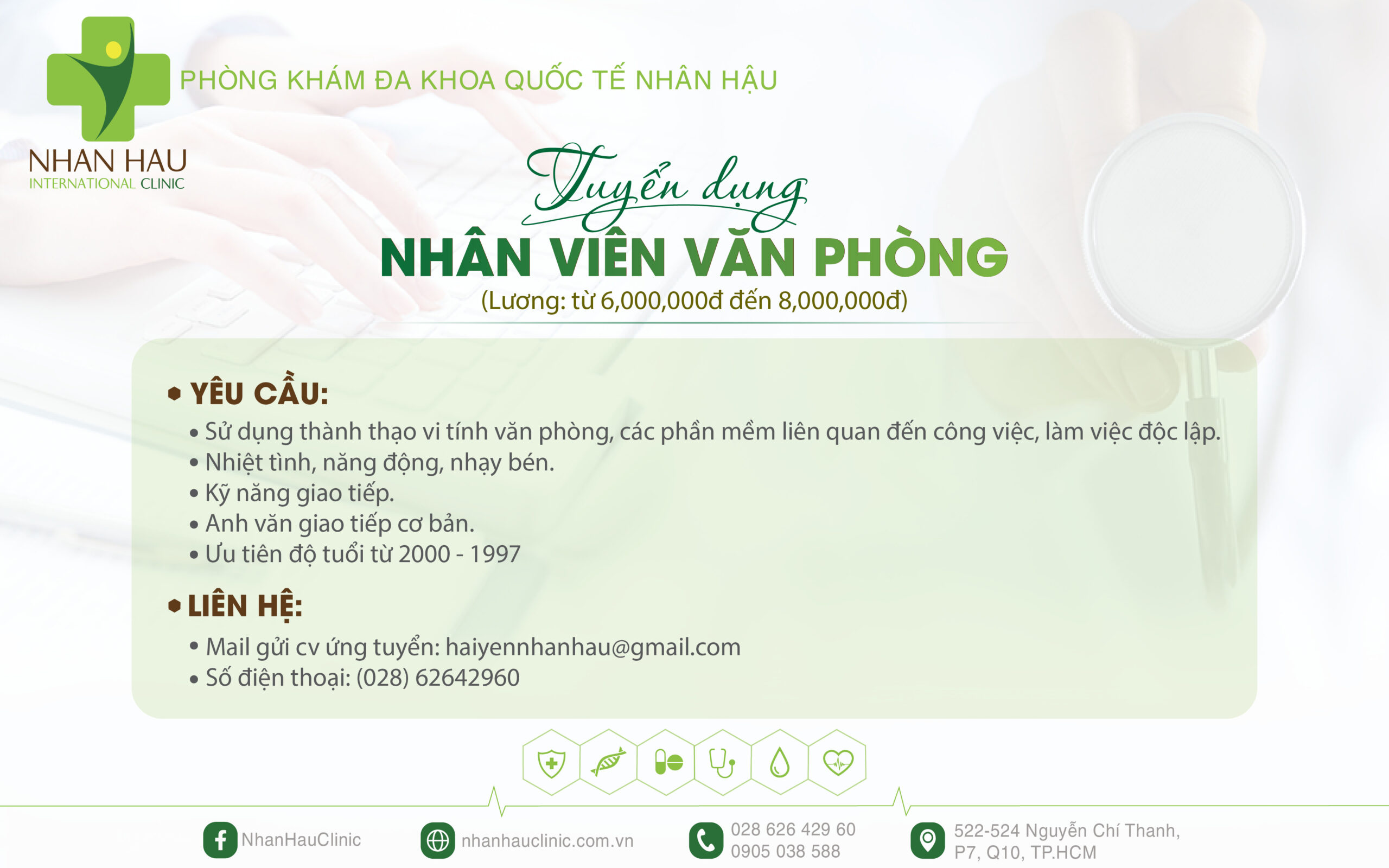 Tuyển dụng nhân viên văn phòng