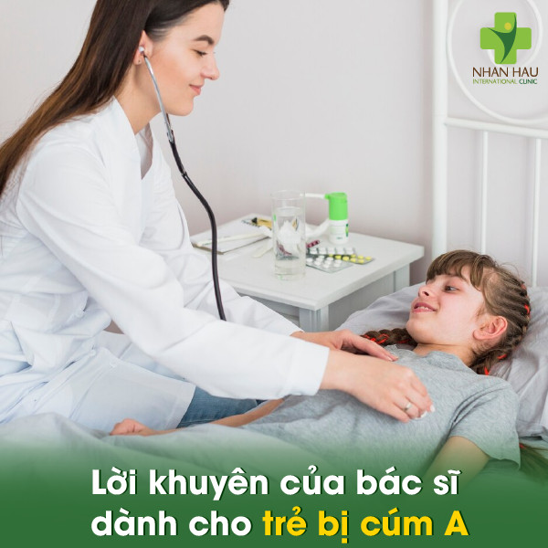 Lời khuyên của bác sĩ dành cho trẻ bị cúm A