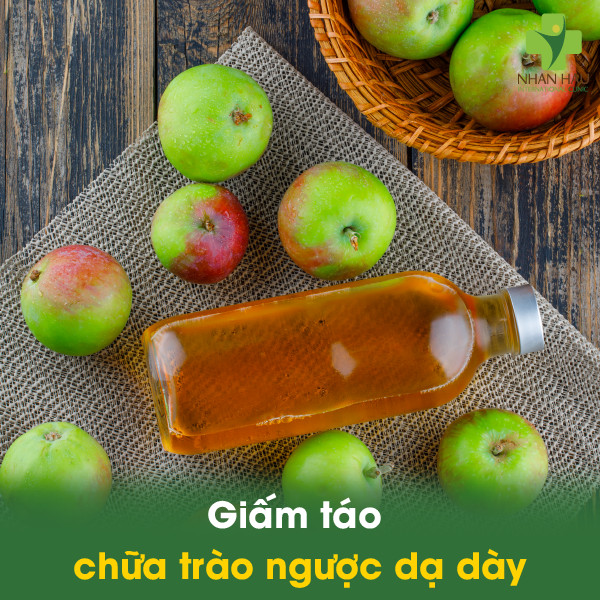 Giấm táo chữa trào ngược dạ dày