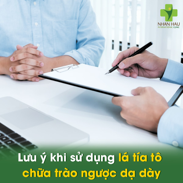 Lưu ý khi sử dụng lá tía tô chữa trào ngược dạ dày