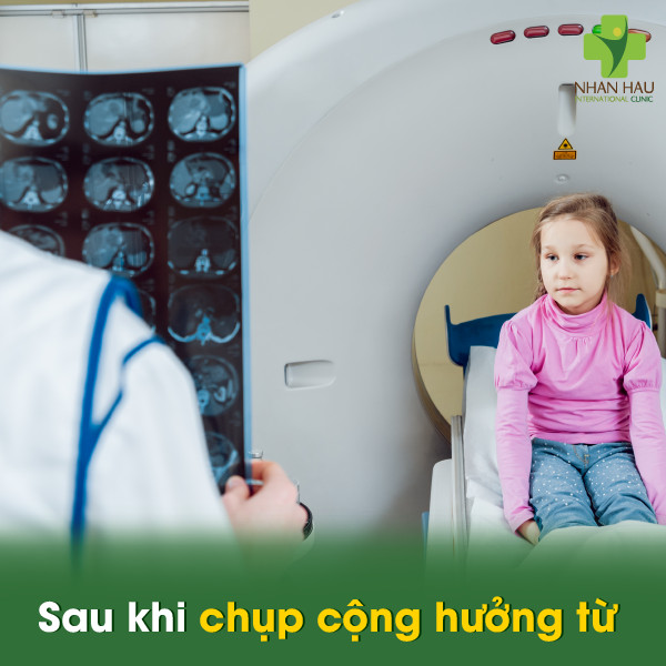 Sau khi chụp cộng hưởng từ cho trẻ em