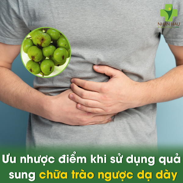 Ưu nhược điểm khi sử dụng quả sung chữa trào ngược dạ dày