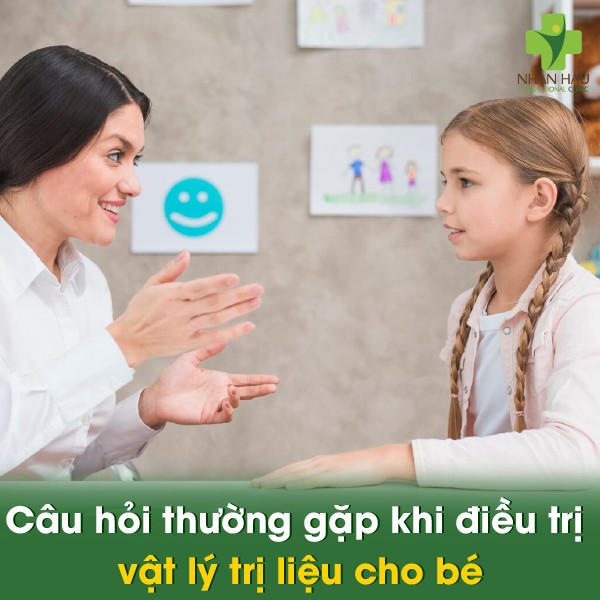 Câu hỏi thường gặp khi điều trị vật lý trị liệu cho bé