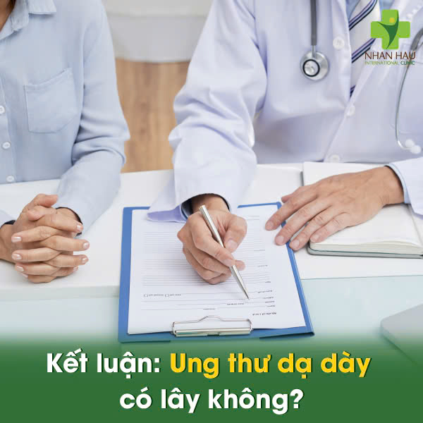 Kết luận: Ung Thư Dạ Dày Có Lây Không?