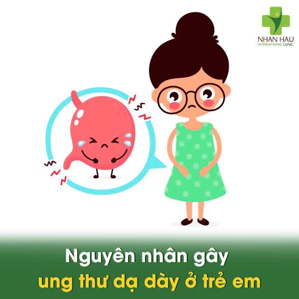 Nguyên nhân gây ung thư dạ dày ở trẻ em