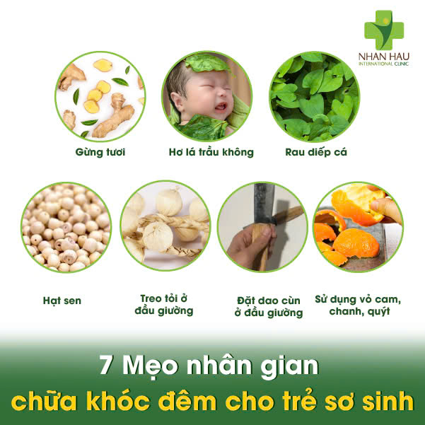 7 Mẹo nhân gian chữa khóc đêm cho trẻ sơ sinh