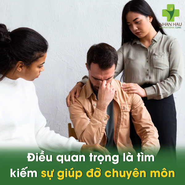 Điều quan trọng là tìm kiếm sự giúp đỡ chuyên môn