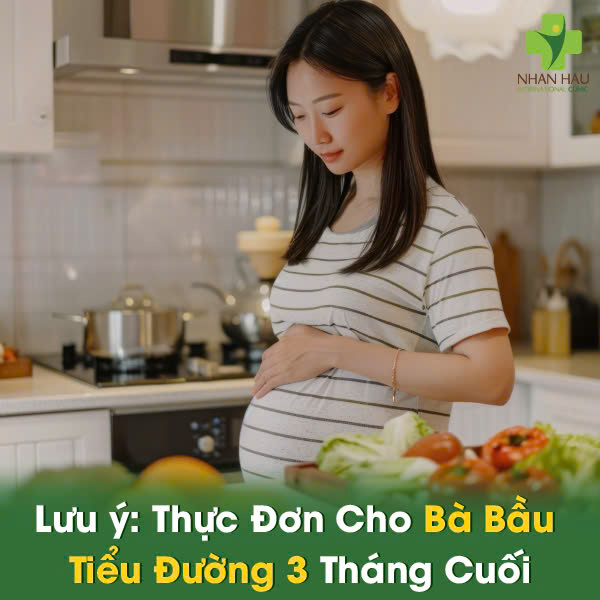 Lưu ý: Thực Đơn Cho Bà Bầu Tiểu Đường 3 Tháng Cuối