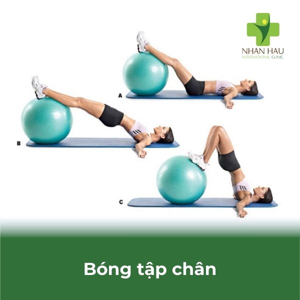 bóng tập chân - dụng cụ tập luyện cho người sau tai biến