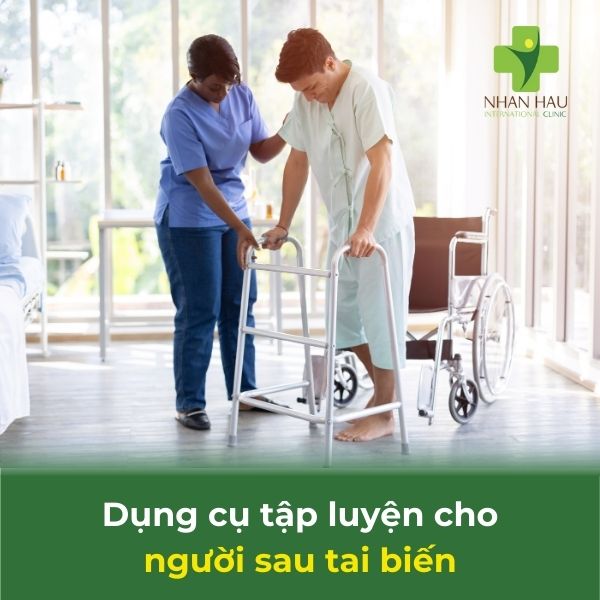 dụng cụ tập luyện cho người sau tai biến