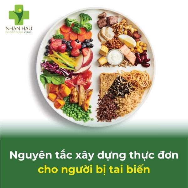 Nguyên tắc xây dựng thực đơn cho người bị tai biến