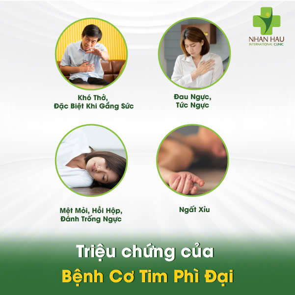 Triệu chứng của Bệnh Cơ Tim Phì Đại