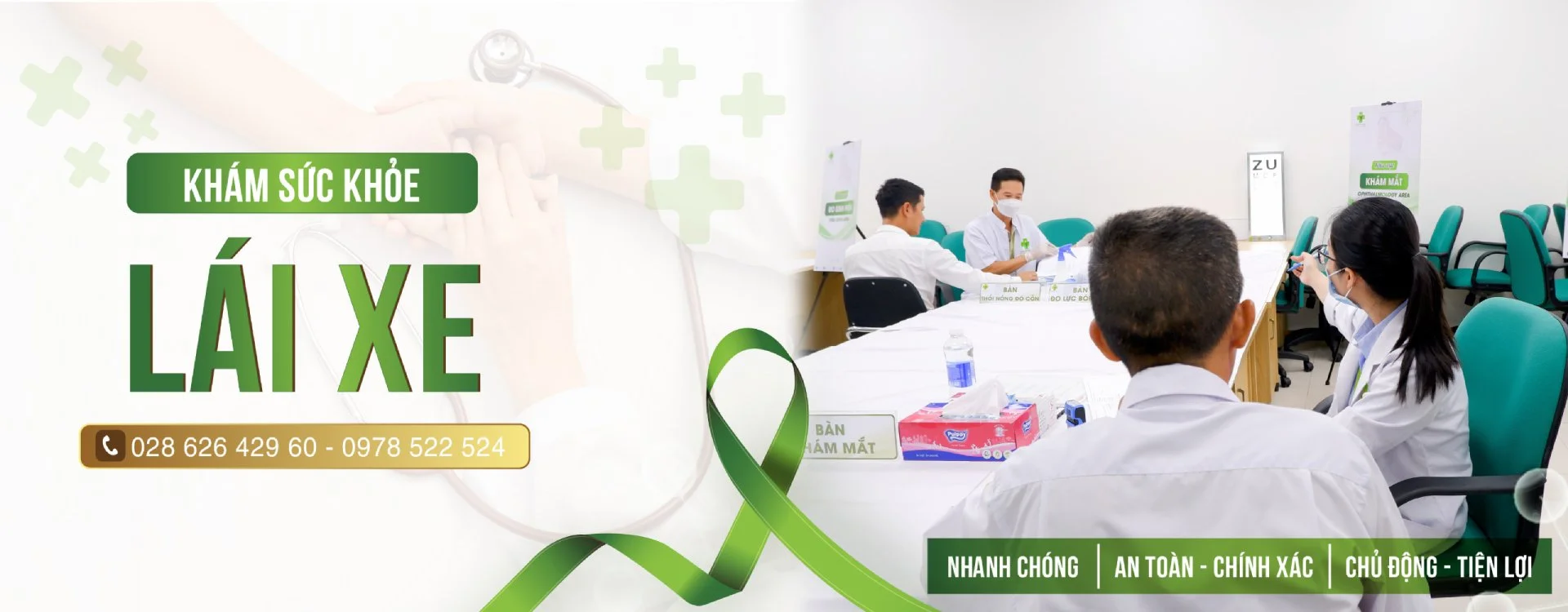 banner khám sức khỏe lái xe