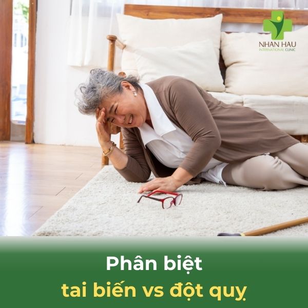 phân biệt tai biến và đột quỵ