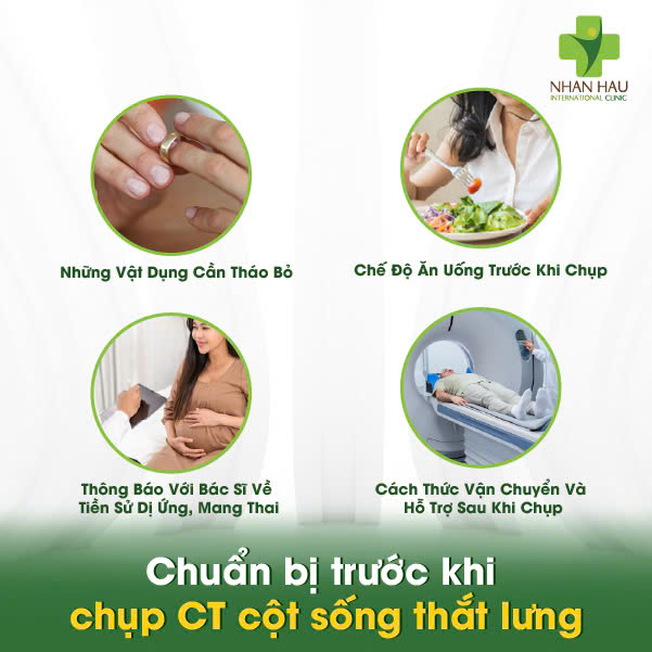 Chụp CT Cột Sống Thắt Lưng: Chi Phí, Quy Trình, Và Những Điều Cần Biết 5 Chuẩn bị trước khi chụp CT cột sống thắt lưng