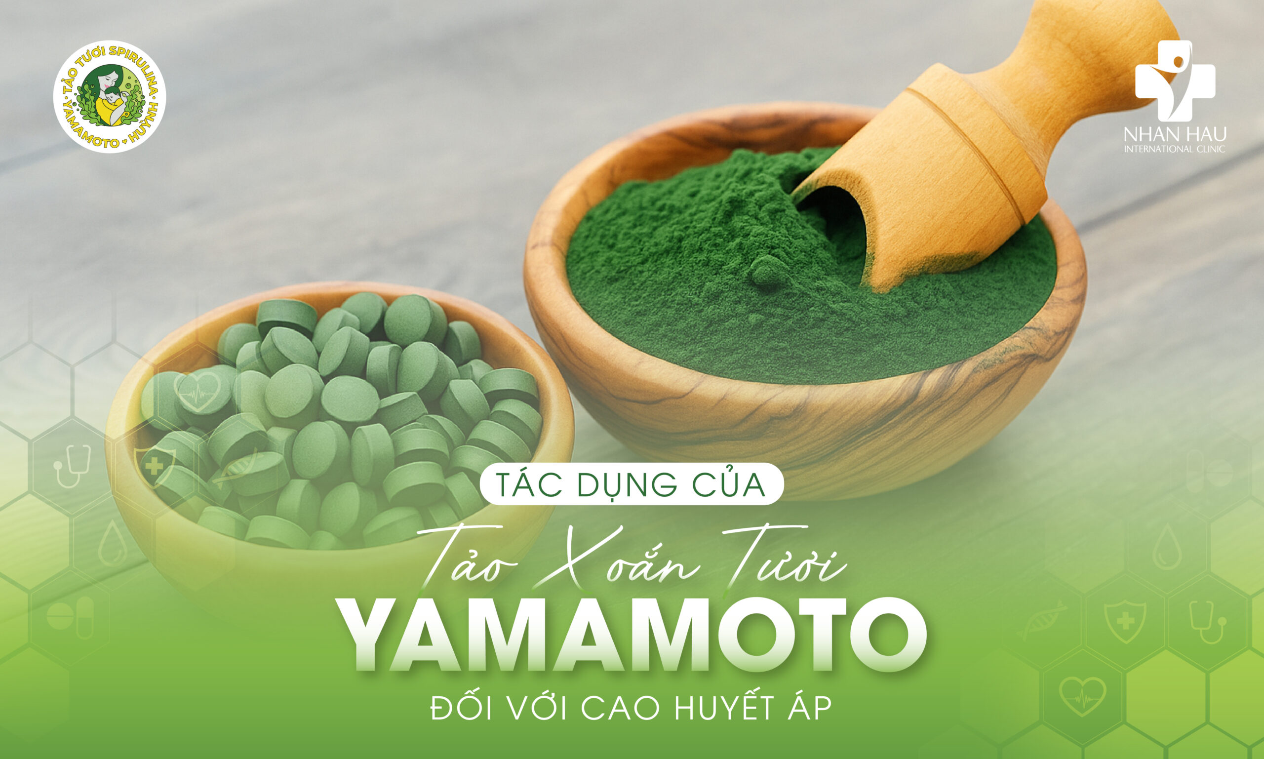 Tác Dụng Của Tảo Xoắn Tươi Yamamoto Đối Với Cao Huyết Áp